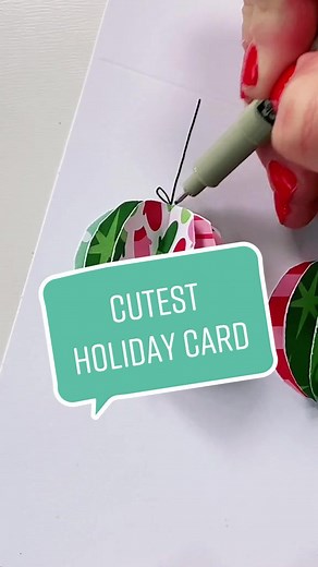 DIY Christmas Card Tutorial: Handmade Paper Ornaments
