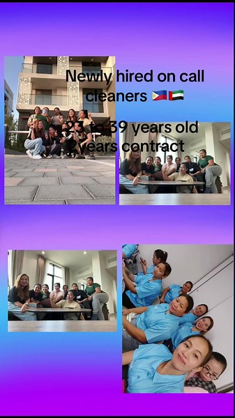 On-Call Cleaners from Pinas to Dubai: Meet Our New Hires