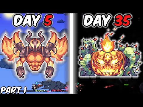 I Spent 200 Days In Modded Terraria And Here's What Happened... (1-45)