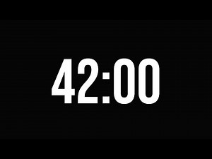 42 Minute Countdown Timer