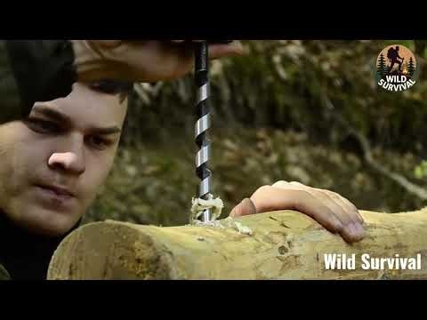 Wilderness survival skills Building a forest shel