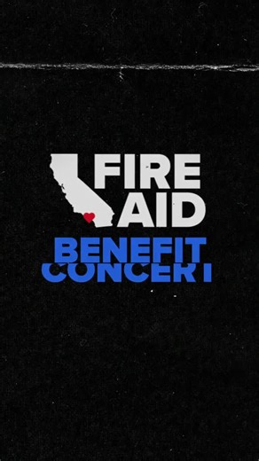 TODAY! The #FireAidLA Benefit Concert will be live streamed at select #AMCTheatres. Get your 🎟️ now and see your favorite artists perform on the big screen. https://amc.film/4glXXAo | AMC Theatres