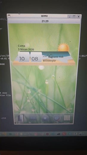 new 3d weather clock widget! #embeddedlinux #esp32 #raspberrypi #lvgl #android #osdev #gui