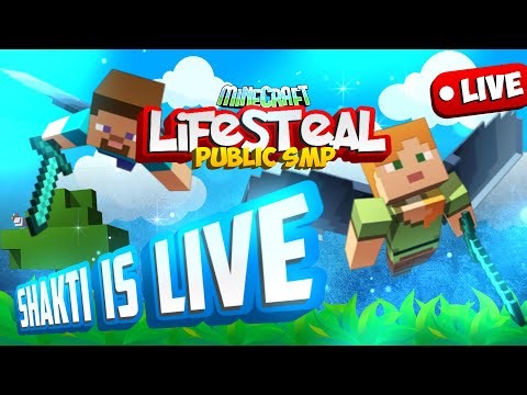 Minecraft Smp Live || Join Our Public Server | Java + Pe / Lifesteal SMP| Support for Dream PC
