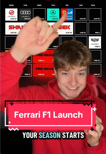 Ferrari F1 Season 2026 Livery Launch Today