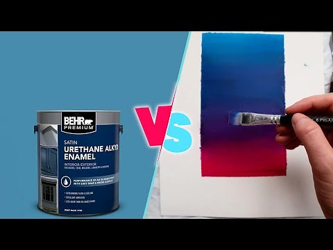 Acrylic vs Alkyd Enamel Paint - How Are They Different? [2024]