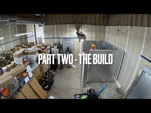 Part 2 - Walk in Freezer/ Medium Temp Combo (The Build)
