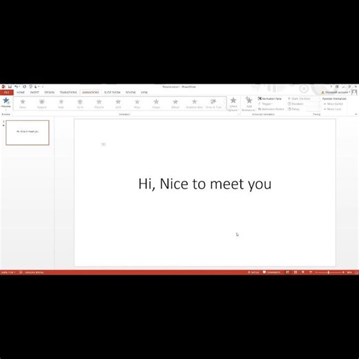 How to Add Text Animations in PowerPoint (Step-by-Step) #ppt #microsoft