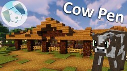 Cow Pen with Tutorial Minecraft Map