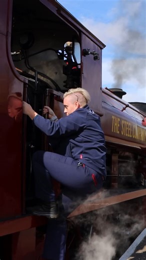 London North Eastern Railway on Instagram: "Can a modern train driver step into a steam locomotive and take the controls? Jess is an expert in driving the high speed Azuma, and she had a virtual crash course in Flying Scotsman on @trainsim, but now we’re putting her onto a real steam footplate at @northtynesiderailway to mark @railway200official 🚂 She’s joined by driver Rob from @my_metro and fireman Dylan from @northernrailway Don’t miss the full video on the LNER YouTube channel!"