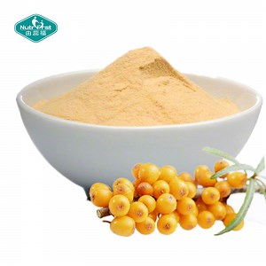 [Hot Item] Wholesale 100% Herb Freeze-Dried Seabuckthorn Fruit Extract Hippophae Rhamnoides Powder