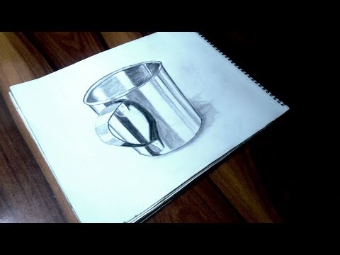 How to Draw a Cup with Pencil Step by Step | Easy Pencil Sketch for Beginners