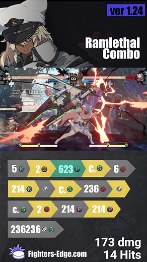 Ramlethal 5K Combo Conversion in Guilty Gear Strive