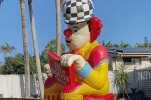 My 12ft giant clown was loved by all but killjoy councillors made me remove it
