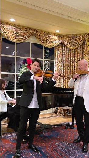Hallelujah ✨ Family Christmas Moment 🎄 Violin, Pan Flute & Piano