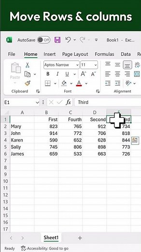Move Excel Rows and Columns Like a PRO!