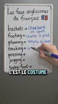 Tu connais ces faux anglicismes ? Si oui, tu as un niveau C1 ! 🇫🇷