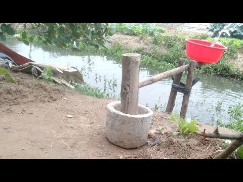 Homemade water-powered mill.p6