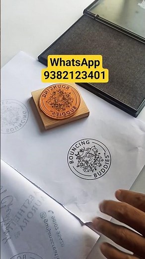 Personalised logo stamp maker