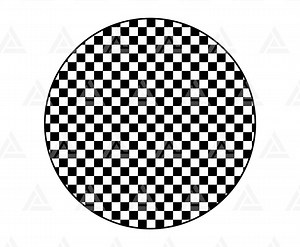 Checkered Circle Svg, Checkered Pattern Svg, Outlined Circle Svg, Checkerboard Svg. Cut File Cricut, Silhouette, Png Pdf Eps, Vector. - Etsy