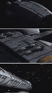 Working on a Battlestar Galactica scene! Vipers launch and flak shields Galactica from enemy Base Stars. I've done pre-vis in EEVEE Blender and plan to boost the scene with better flak and effects. Any ideas people have drop a comment and let me know what you think! All made in Blender 3D. So say we all. Animation by me Venture Pictures #battlestargalactica #scifi #bsg | venture.pictures