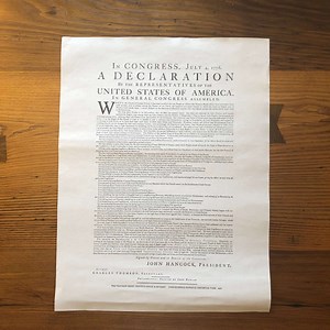 "Declaration of Independence" printed by John Dunlap (Philadelphia)
