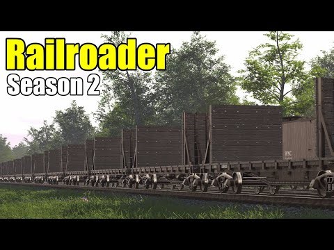 Loading Pulpwood Cars | Railroader S2E18
