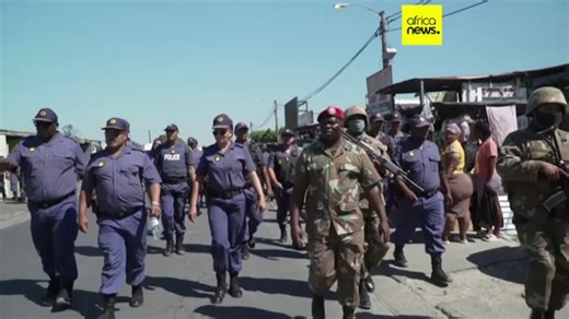 South Africa launches major security operation to tackle crime and gang violence