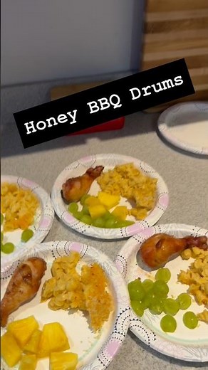 Honey BBQ chicken Drums - recipe in description #easyrecipes #food #chicken #chickendrumsticks