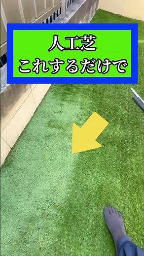 庭木を減らして雑草が管理しやすい人工芝の庭に変身