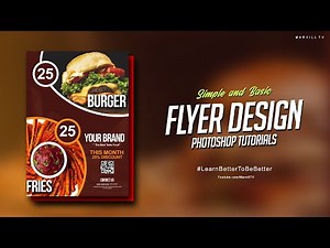 Flyer Design Tutorial in Adobe Photoshop | Basic Editing Tutorial