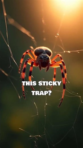 Spiders Can’t Get Stuck in Their Own Web?! 🕷️🕸