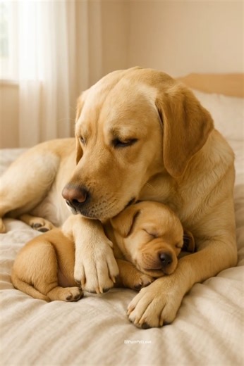 What Made Them Cuddle This Close? 🐶💛