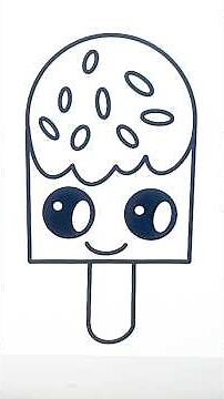 Comment Dessiner une Glace Kawaii Facilement 🍦