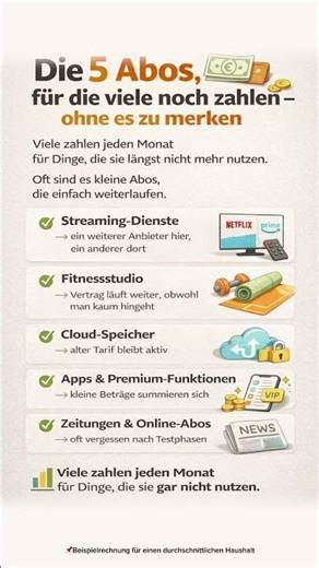 Die 5 Abos, für die viele noch zahlen – ohne es zu merken