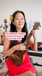 see you at this year’s International Ukulele Festival of Hawaii on Sat 7/27!! so many wonderful acts, free and open to all! thanks to @ohanaukuleles for hosting my meet and greet, be sure to check out the CL signature ukuleles 🌺 | Cynthia Lin