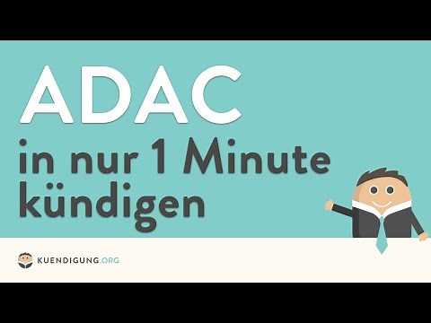 ADAC Mitgliedschaft kündigen - in genau 1 Minute erledigt!