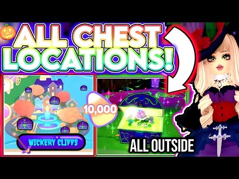 *ALL CHESTS* LOCATIONS IN WICKERY CLIFFS 2023! LOTS OF CANDY! STEP BY STEP GUIDE! ROBLOX Royale High