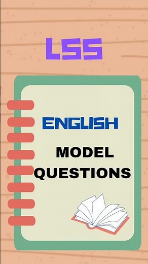 LSS English model questions #lss