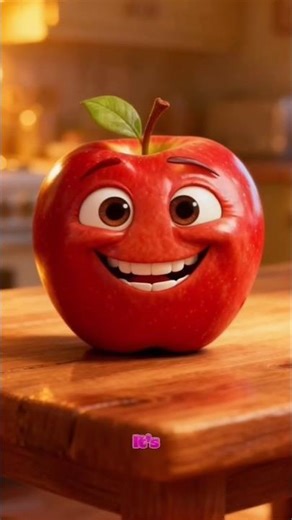 Funny Apple Animation 😂 Crazy Fruit Comedy | Apple Cartoon #shorts