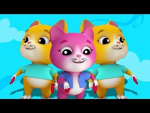 สามลูกแมวน้อย เพลงสำหรับเด็ก ลูกแมวบทกวีสำหรับทารก เรือนเพาะชำบทกวี Three Little Kittens in Thai