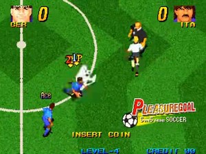 5.8K views · 67 reactions | A 5 on 5 mini soccer game originally launched for the NEO GEO CD. It’s available from Arcade Archives on the Switch and it plays a great game! #pleasuregoal #neogeo #arcade #retrogaming #nostalgia #soccer | Classic Replay | Facebook