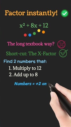 How to Factor Trinomials in 5 SECONDS! 🤯 #shorts