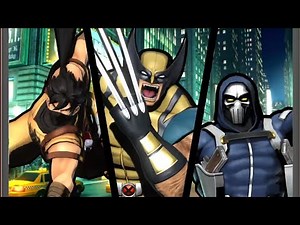 Ultimate Marvel VS Capcom 3 - Wolverine & Strider Hiryu & Taskmaster | Arcade Playthrough