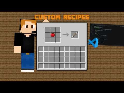 How to make custom Item Recipes in Minecraft Bedrock edition