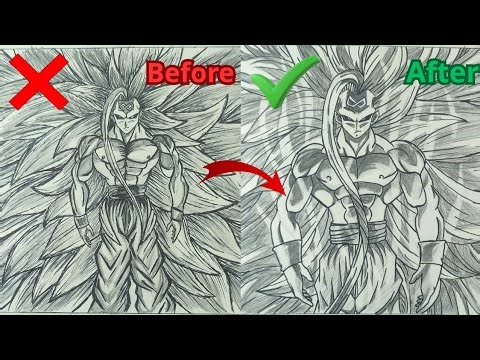How to Draw Goku Infinity Step by Step | After 4 Months of Learning [Tutorial]