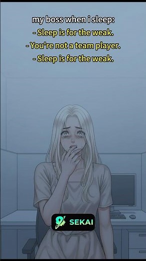 Who has a worse boss than this? 😭‪@Sekai_App‬ #sekaiapp #sekai