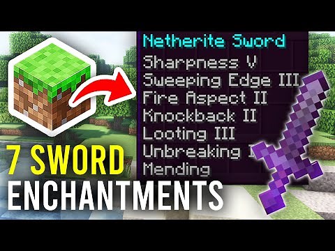 How To Get 7 Enchantments On Sword In Minecraft - Full Guide