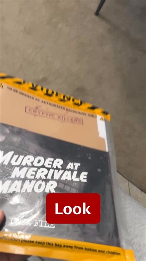 Look at this early Christmas present I bought myself 🎄🔍 Murder at Merivale Manor — a full murder mystery case file you solve at home. Suspects, clues, twists… everything you need to crack the case. And the best part? Cryptic Killers have loads of other mysteries to choose from too. | Cryptic Killers