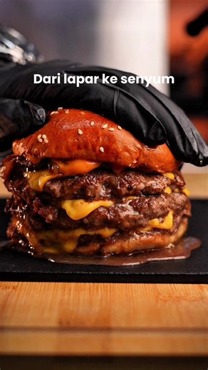 Dari lapar ke senyum 📍bangi 📍bukit jelutong #jncburger #burger